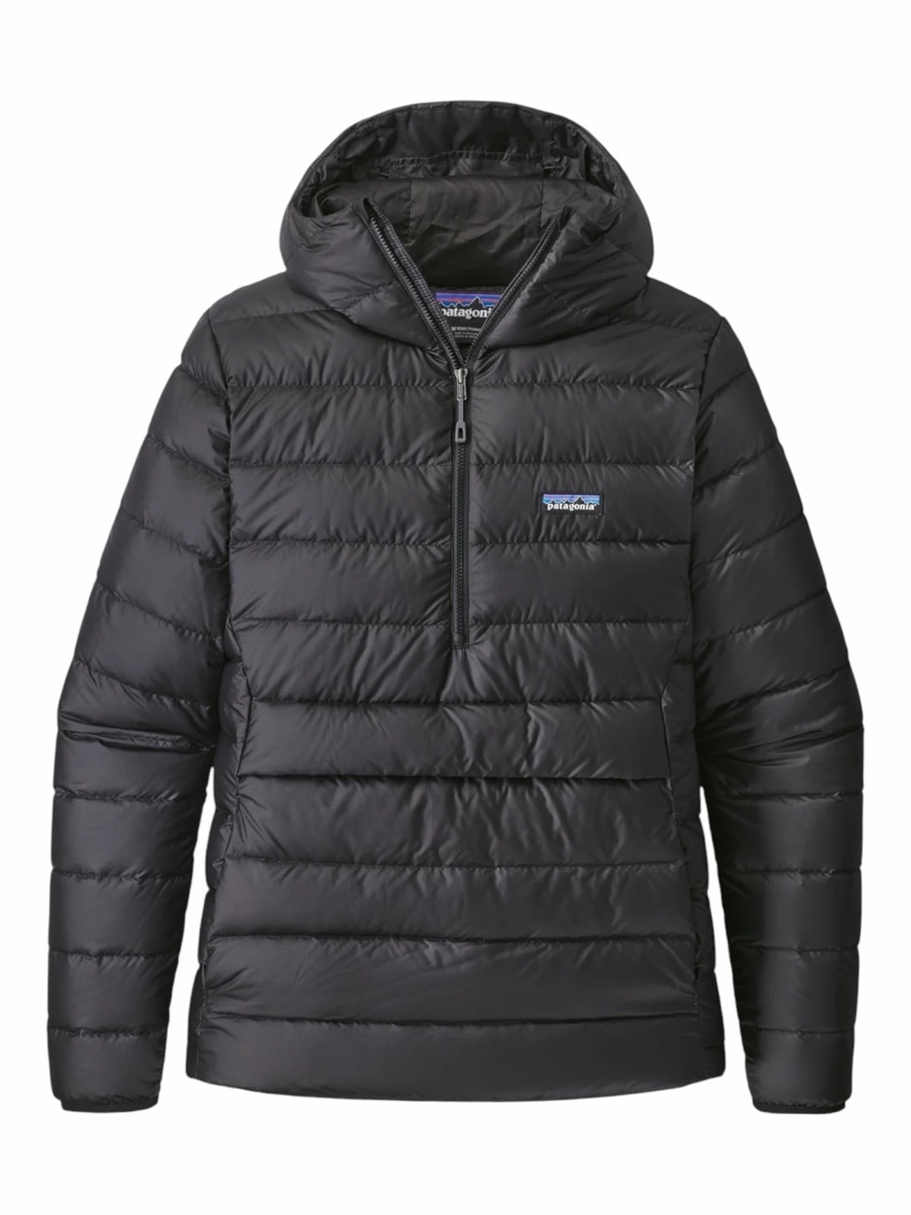 Patagonia – Men’s Puffer Jacket – Down Sweater Hoody Pullover – Black – Sz. M